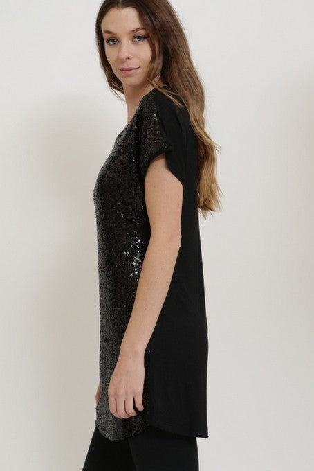 Sparkly Black Party Dress - thecodexclub