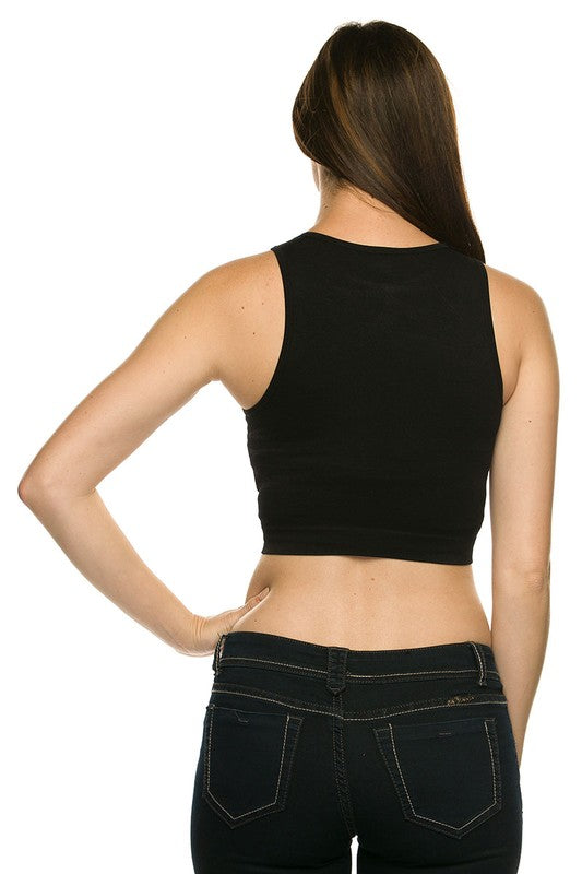 Black Crop Top