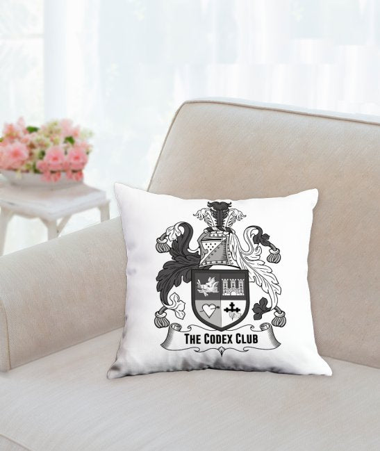 The Codex Club Crest Pillow - thecodexclub