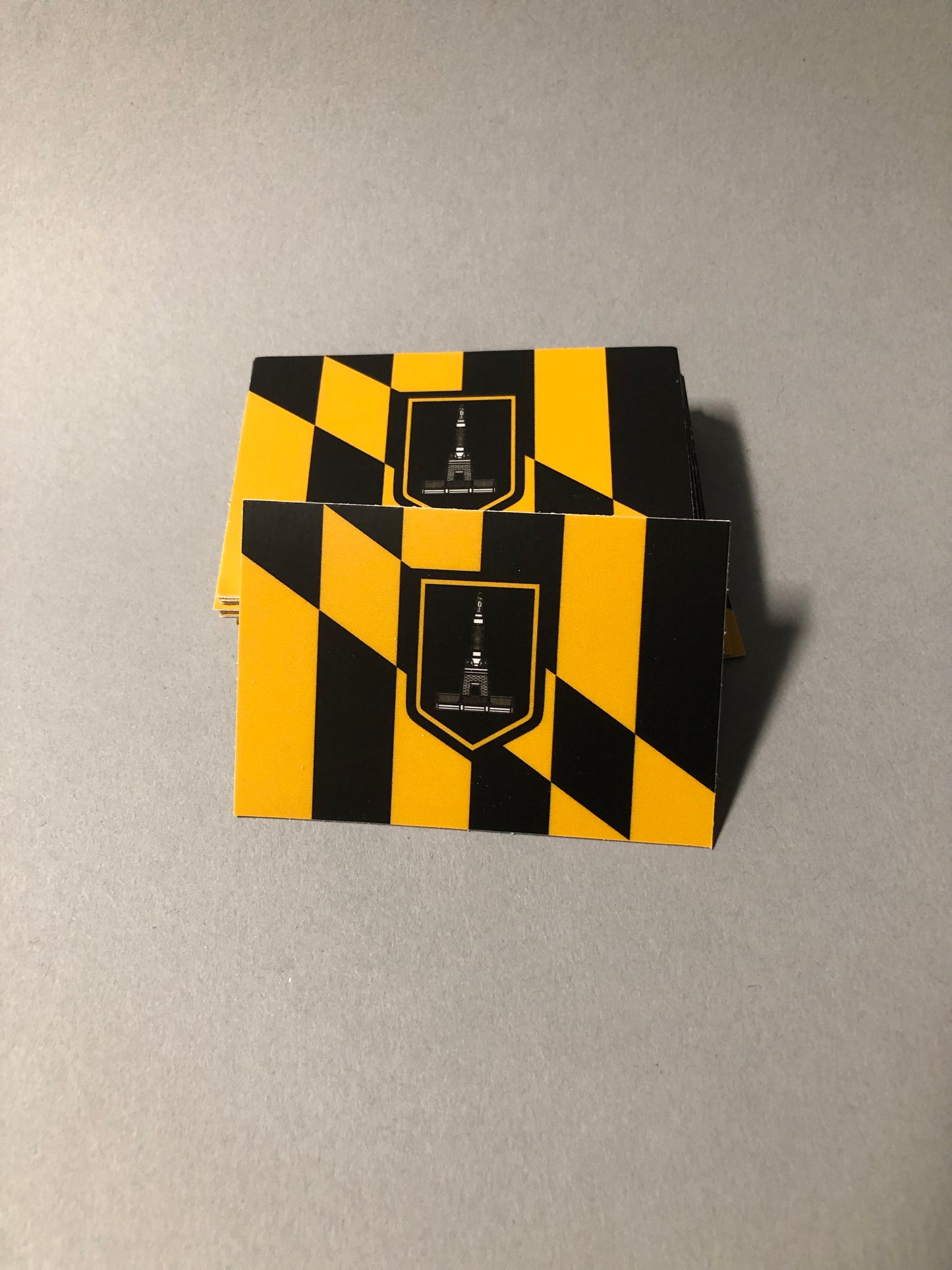 Maryland Monument Flag Sticker by Pangea Printing
