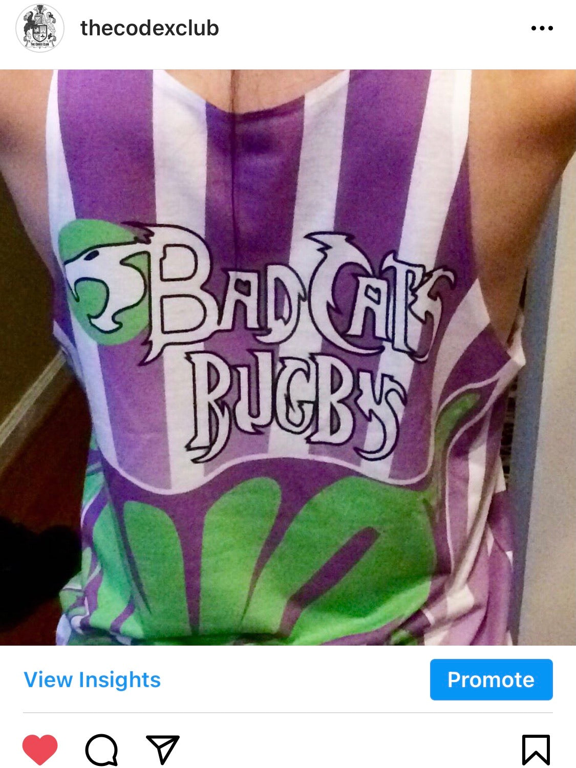 Bad Cats Rugby Classic Fit Tank Top