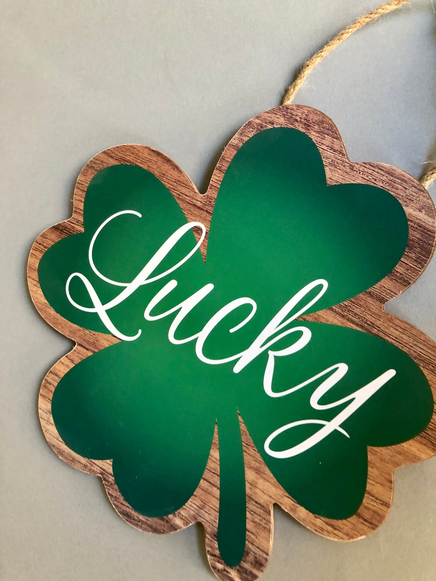 Lucky St. Patrick's MDF Sign, 8.5 x 8.5 inches