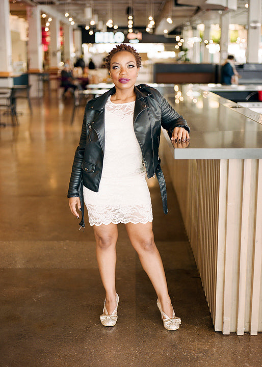 Poly Leather Jacket