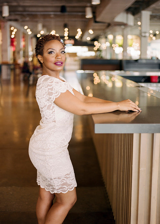 Ivory Lace Dress