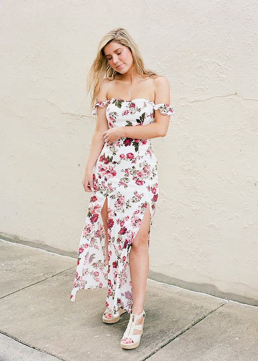 Stephanie Rose Floral Maxi Dress