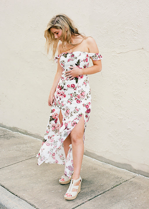 Stephanie Rose Floral Maxi Dress