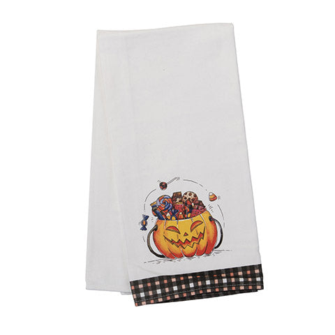 Halloween Candy Tea Towel