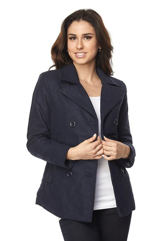 Navy Blue Peacoat