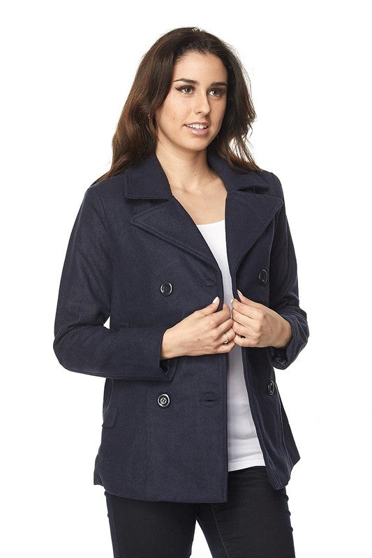 Navy Blue Peacoat