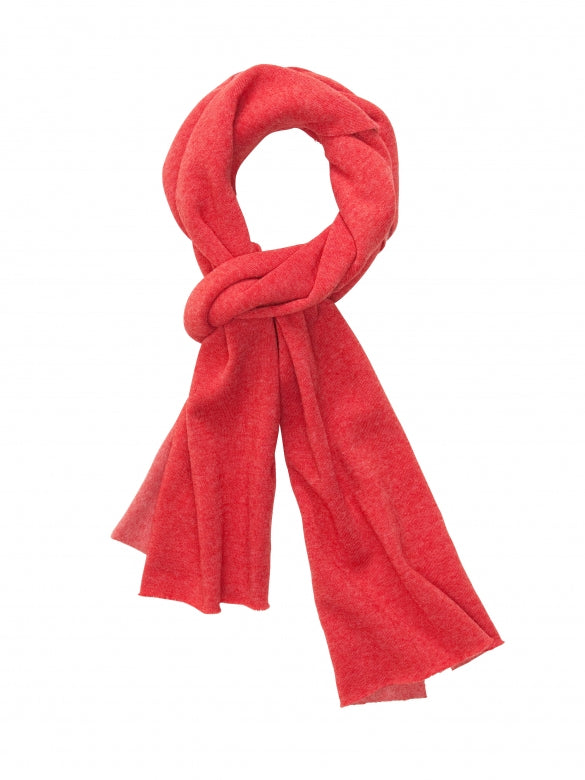 Red Slim Eco Fleece Scarf - thecodexclub