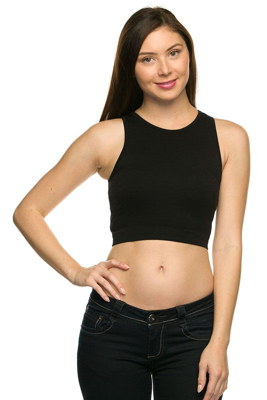 Black Crop Top