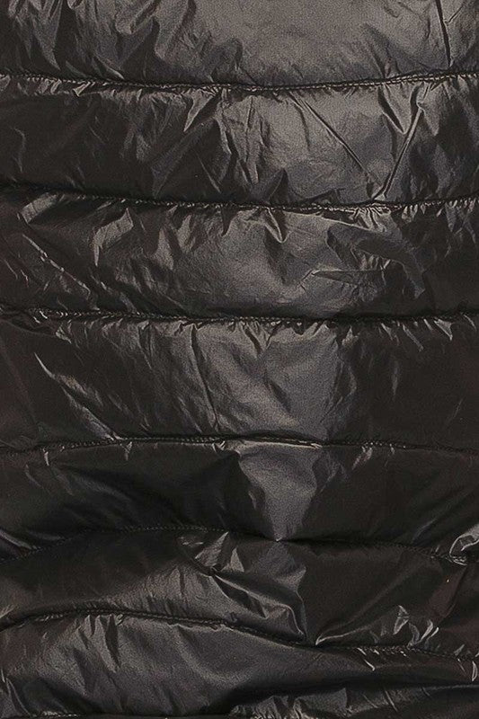 Black Quilted Vest