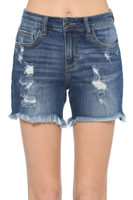 Debbie Denim Boyfriend Shorts