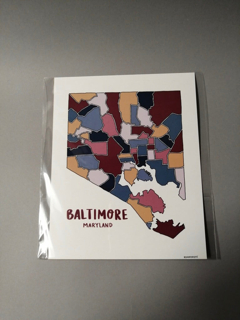 Baltimore Posters by Nora Jayne