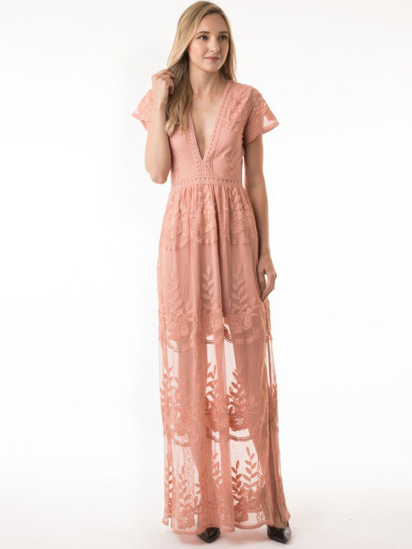 Live to Love Pink Maxi Dress