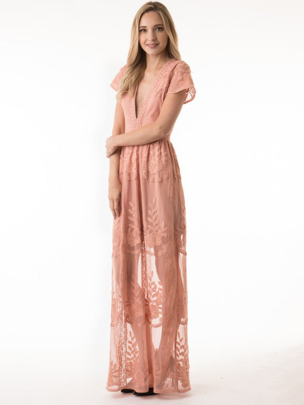 Live to Love Pink Maxi Dress