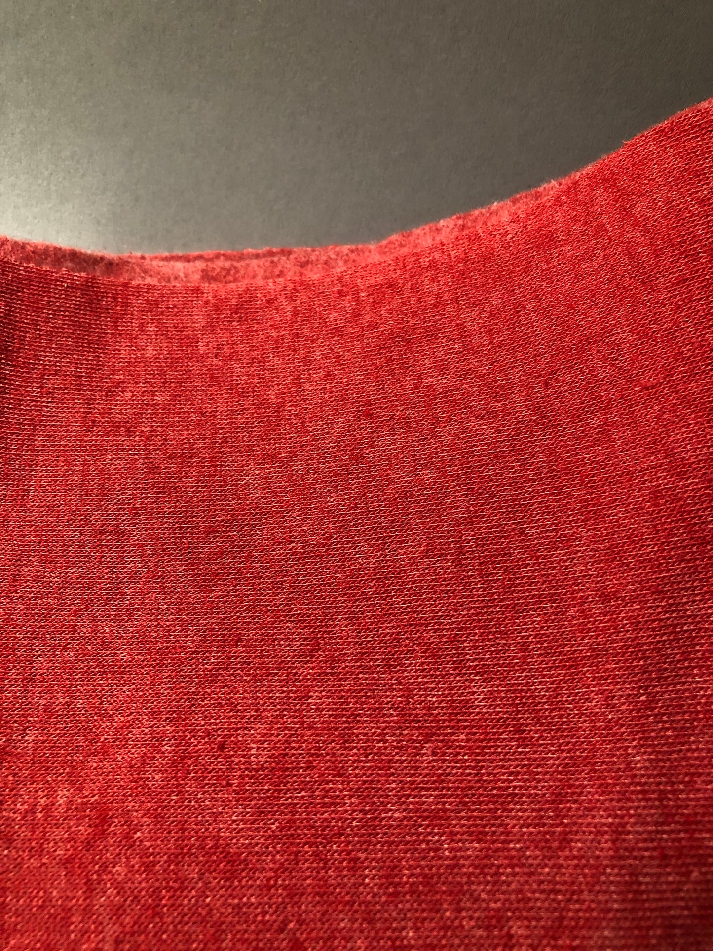 Red Slim Eco Fleece Scarf