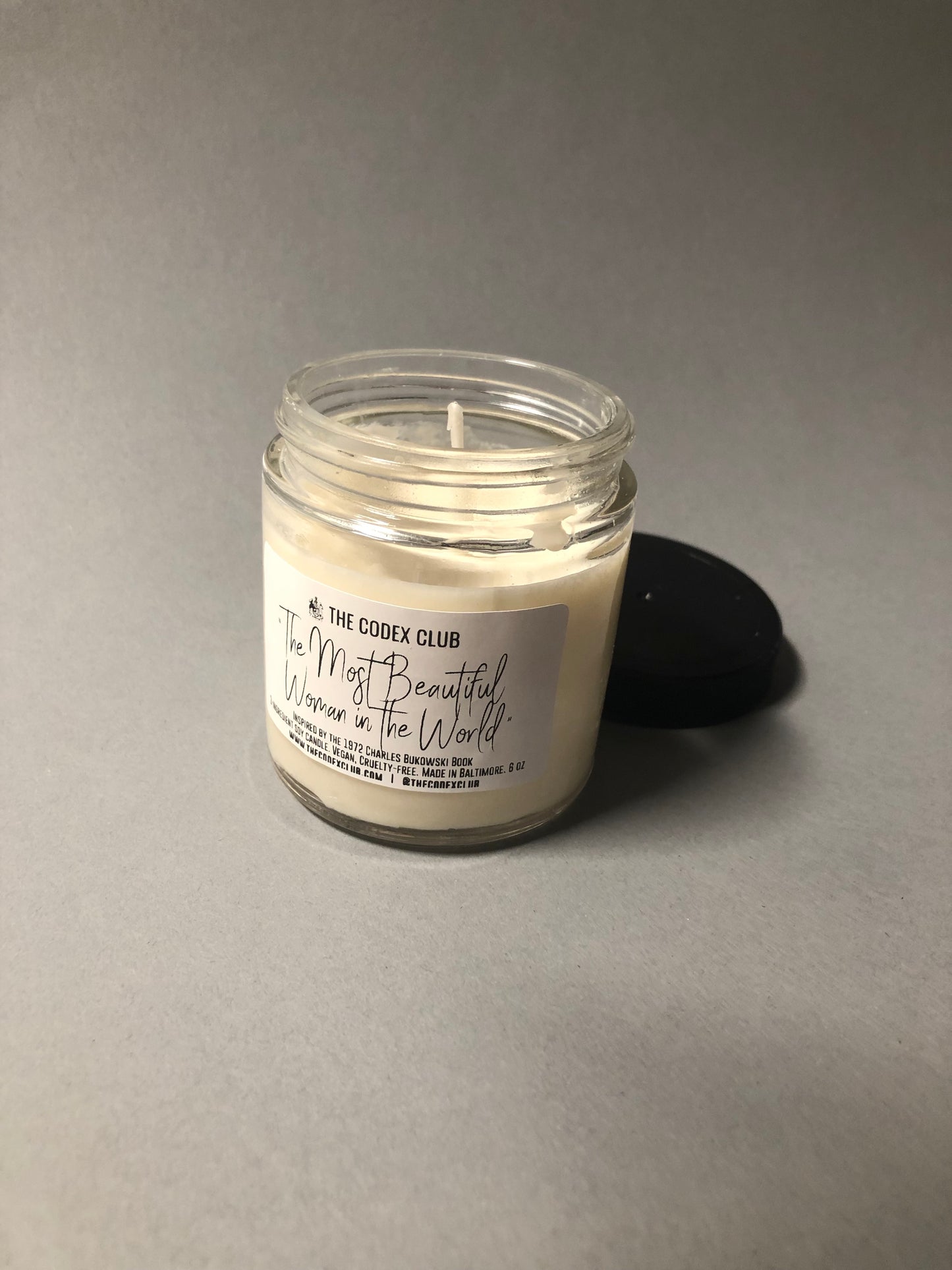 'The Most Beautiful Woman in Town' Handmade Soy Candles by the codex club