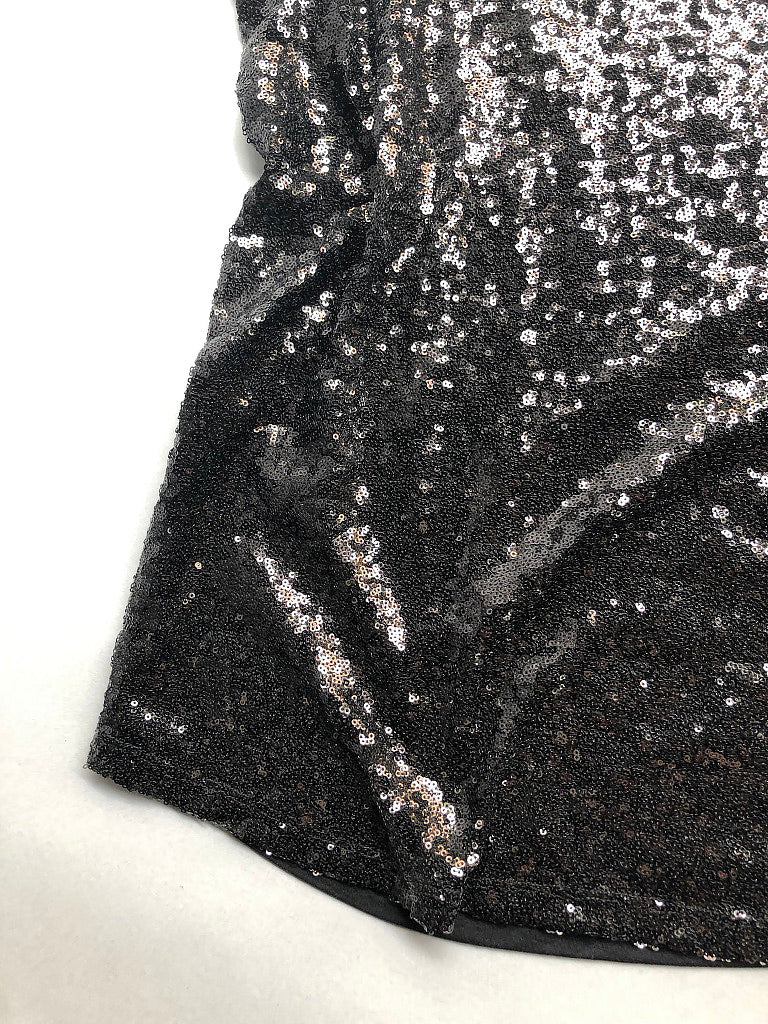 Sparkly Black Sequin Dress