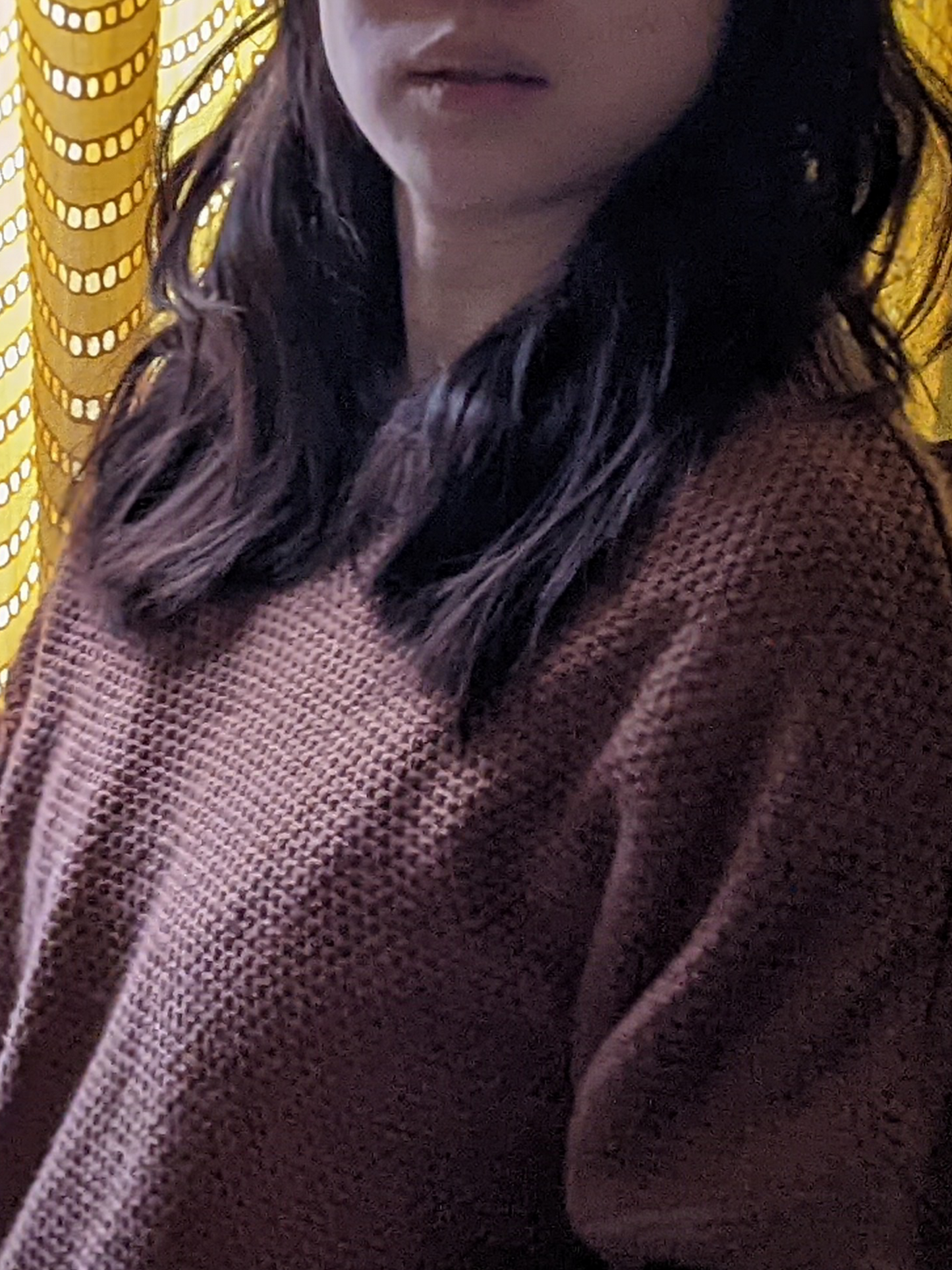 Gia Crew Neck Cable Sweater Brick