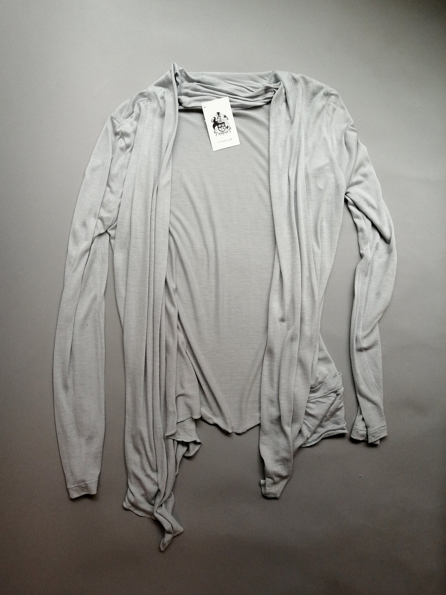 Light Blue Wrap Cardigan Sweater