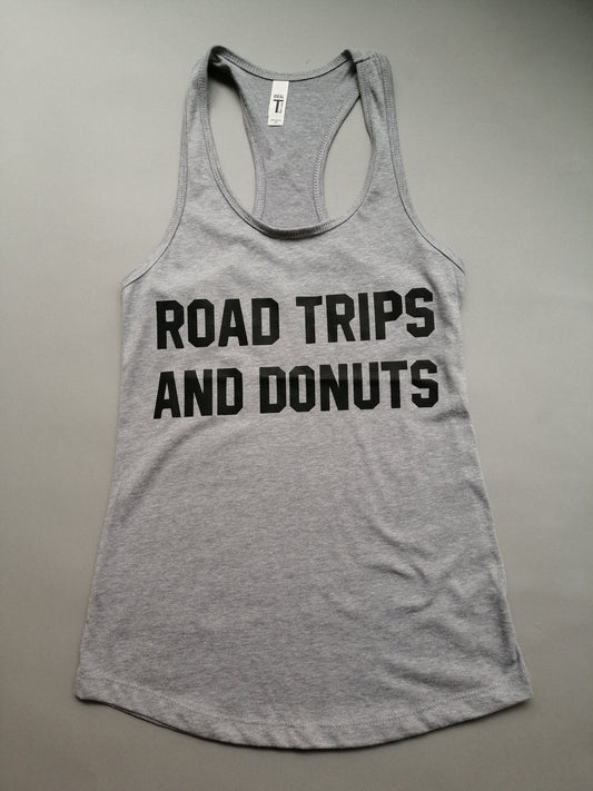 Road Trip And Donuts Tank by FAMS design