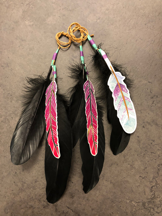 Baltimore Raven Feathers by Emily Heron - thecodexclub