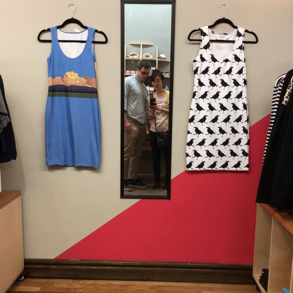 Ravens Dress, designed by Emily Heron - thecodexclub