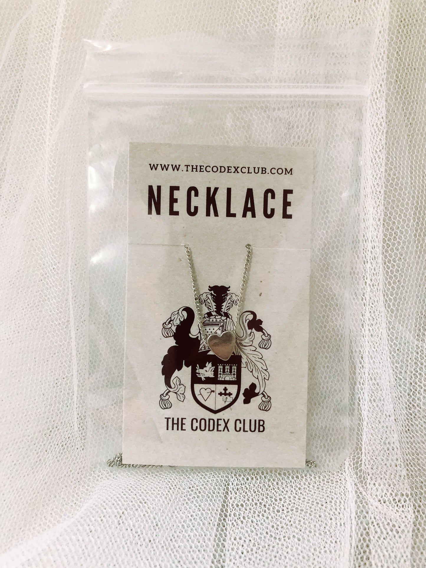 Heartbreaker Silver Necklace