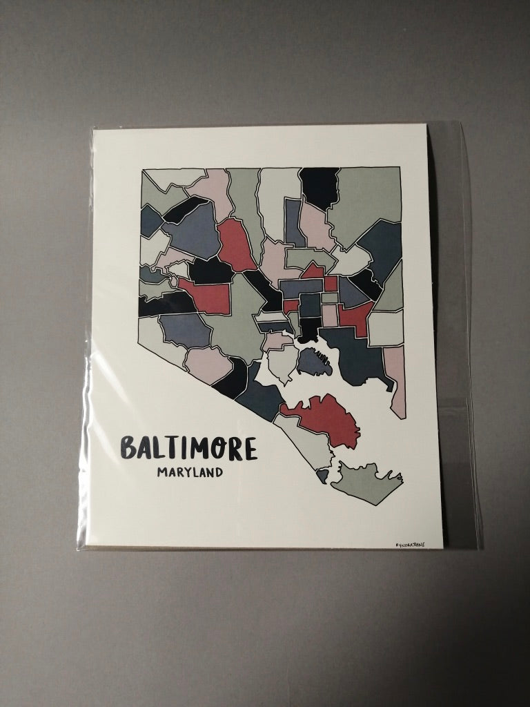 Baltimore Posters by Nora Jayne