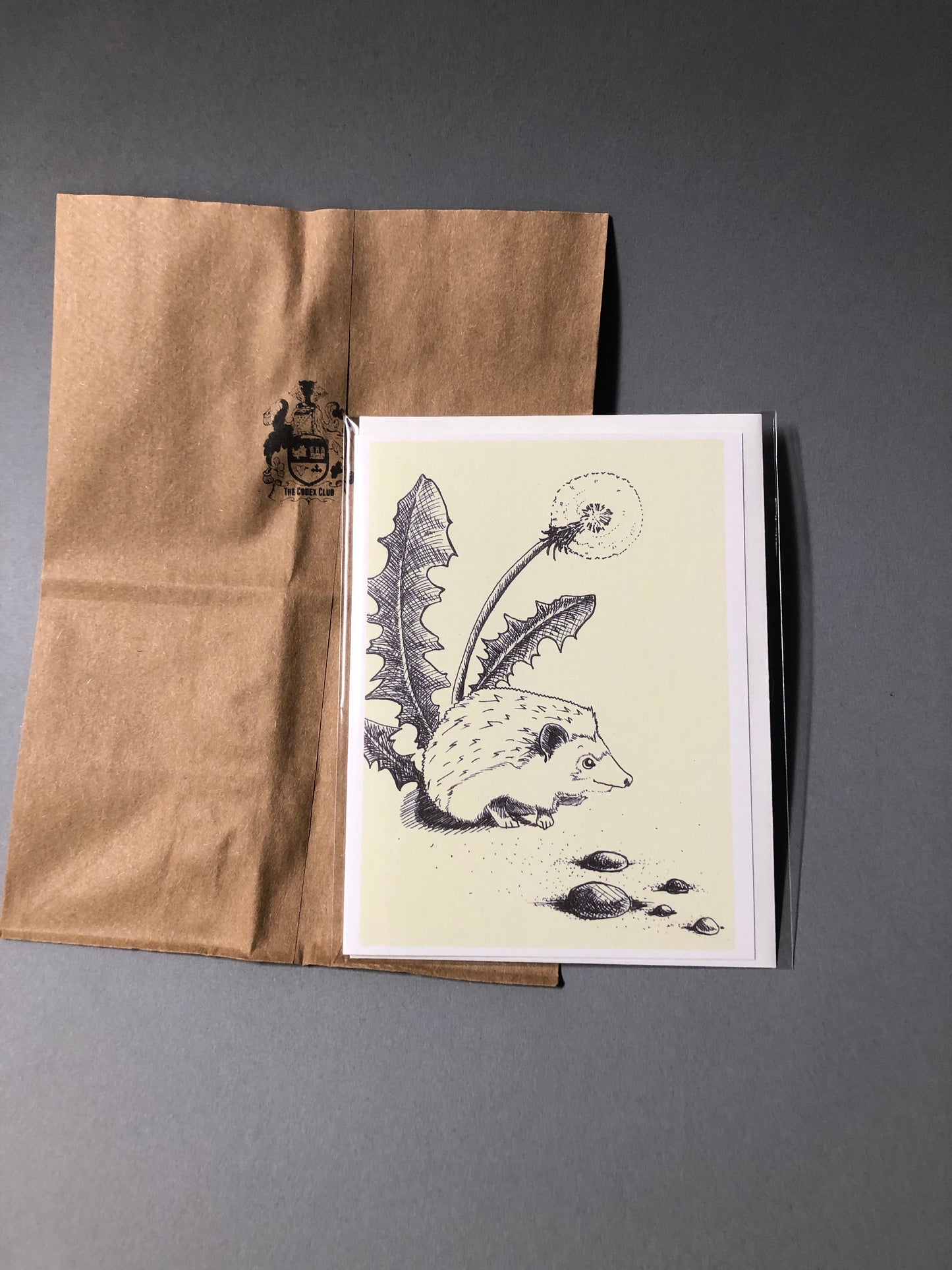 Dandelion Hedgehog Card, designed by Emily Heron