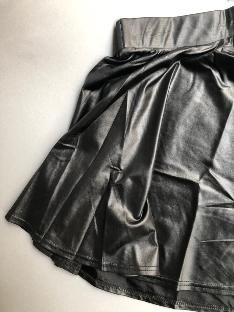 Chloe Black Leather Skirt