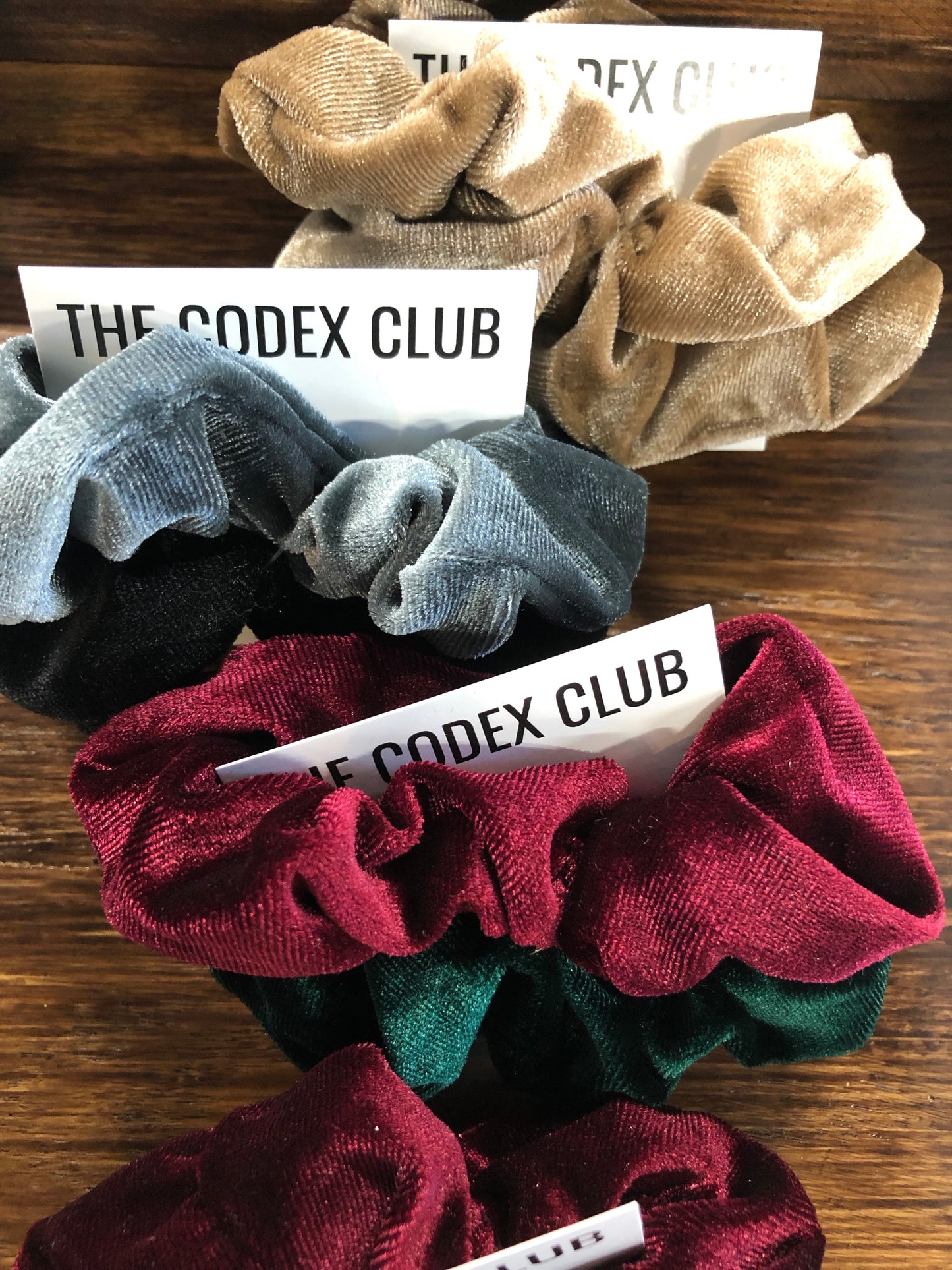 Lux Velvet Scrunchie Set