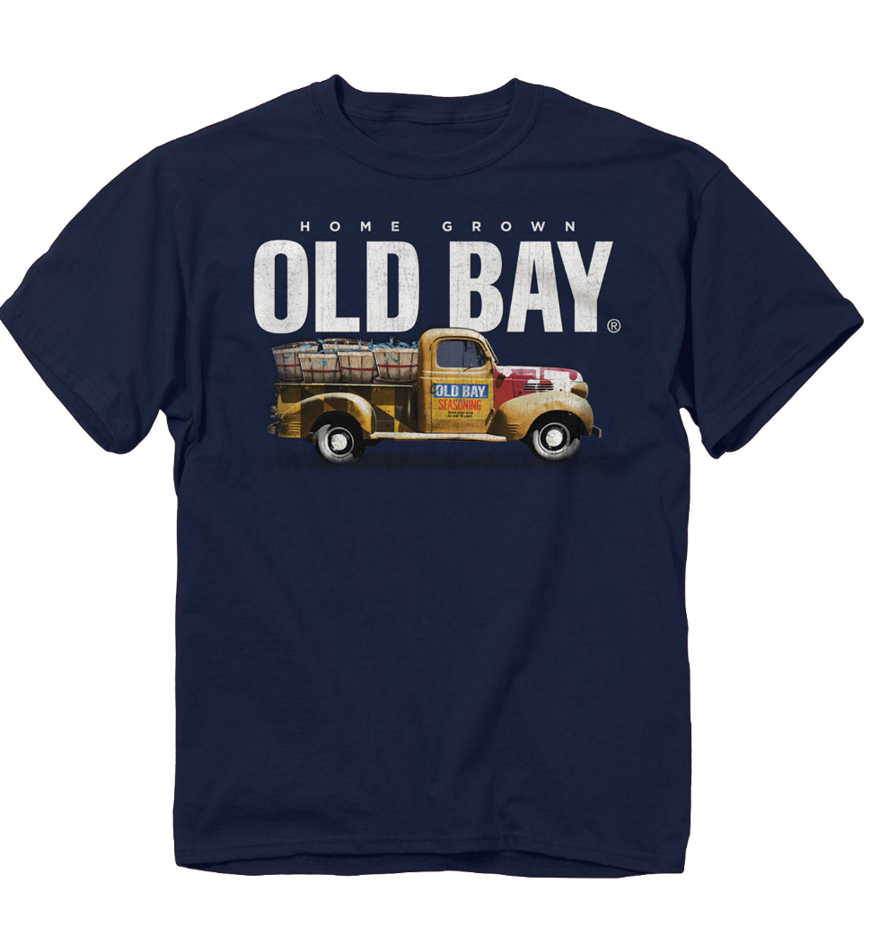 Kids Old Bay Vintage Truck Blue T-Shirt
