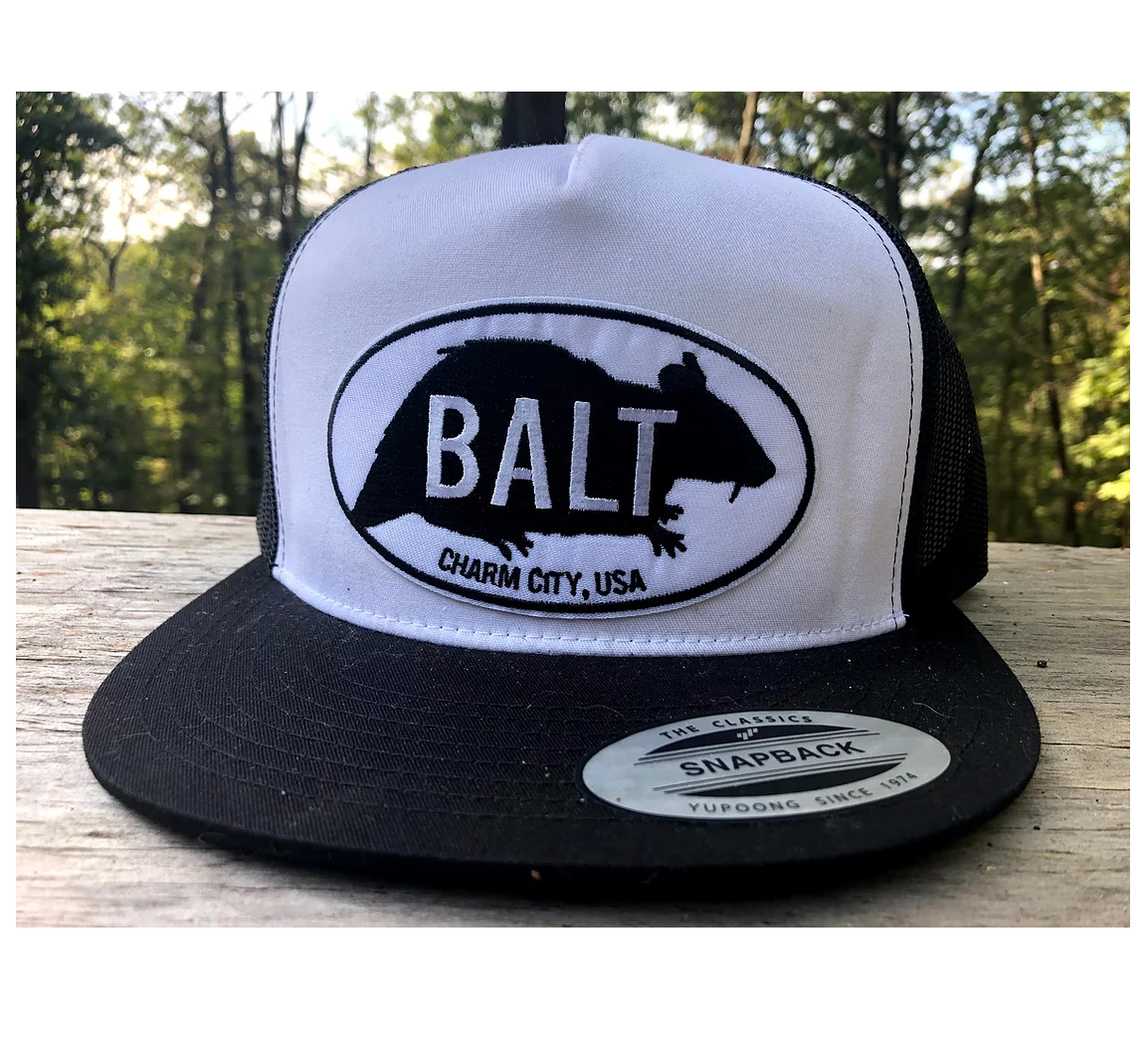 Balt Rat Embroidered trucker hat by Rat Czar