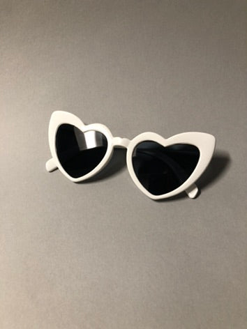White Heart Sunglasses