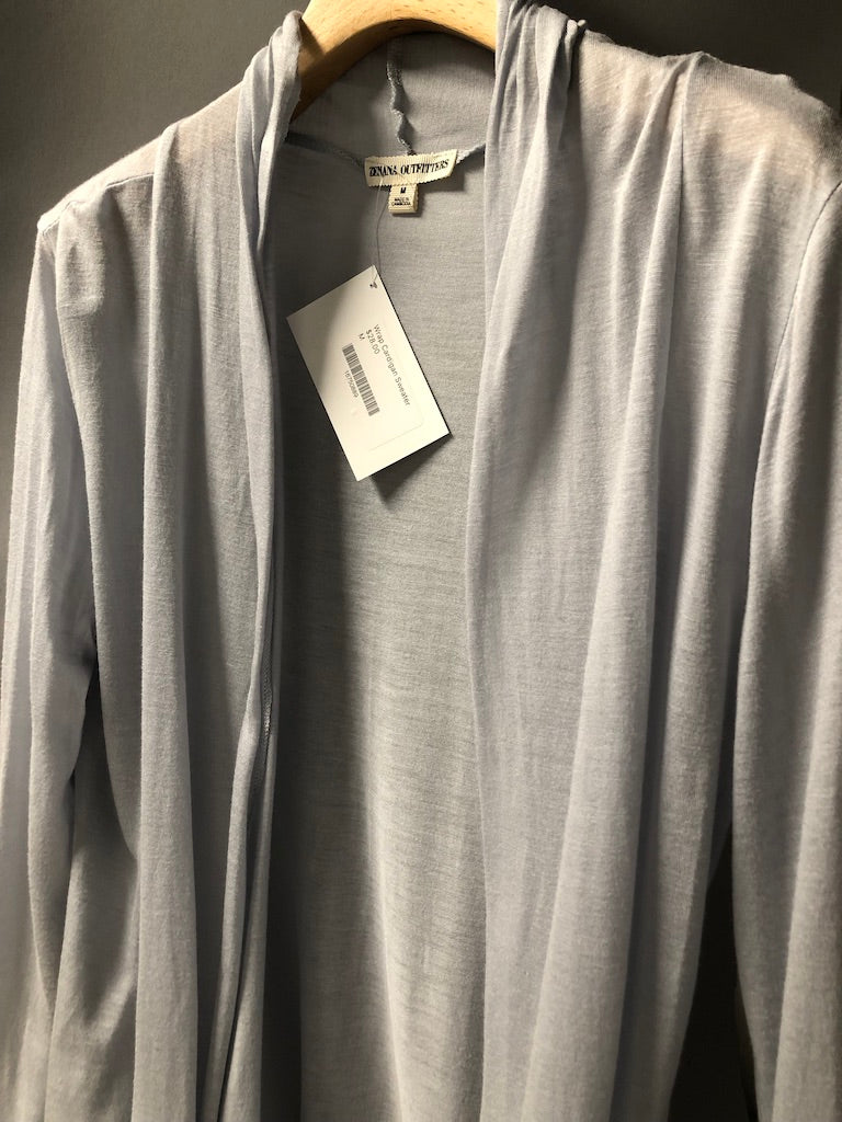 Light Blue Wrap Cardigan Sweater