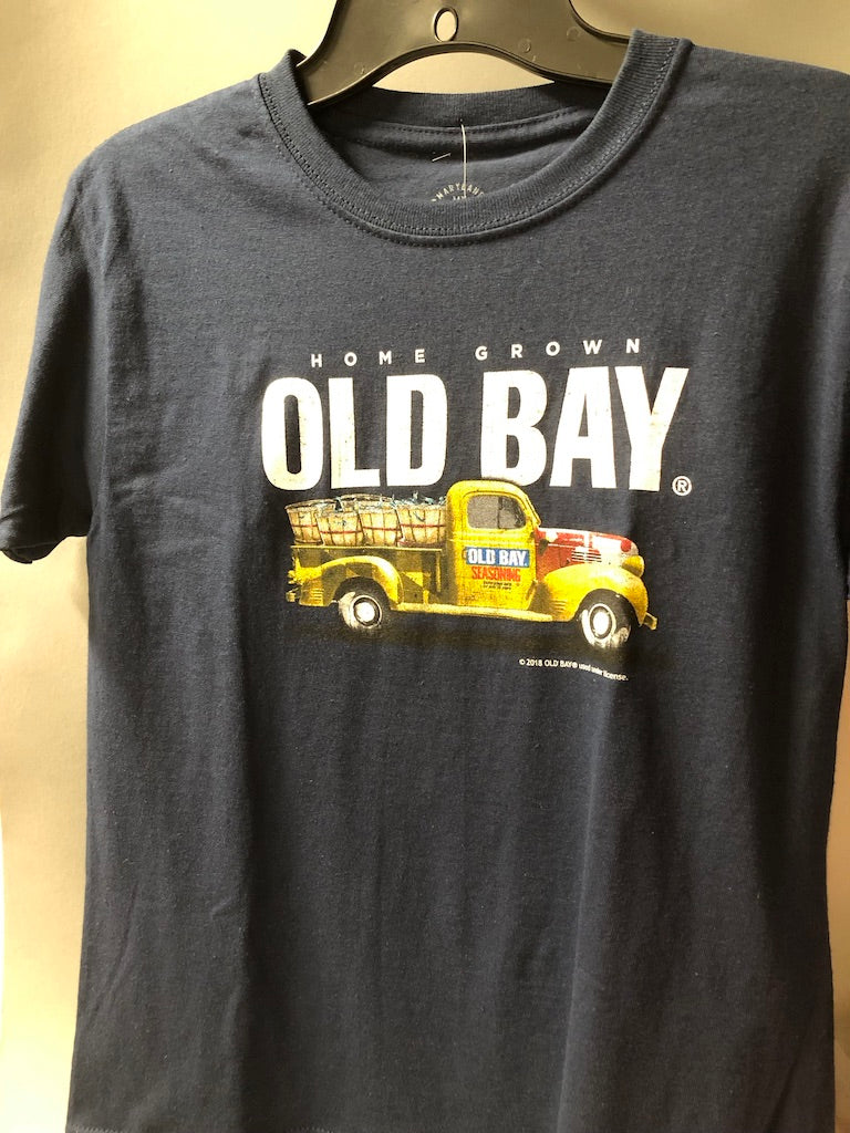 Kids Old Bay Vintage Truck Blue T-Shirt