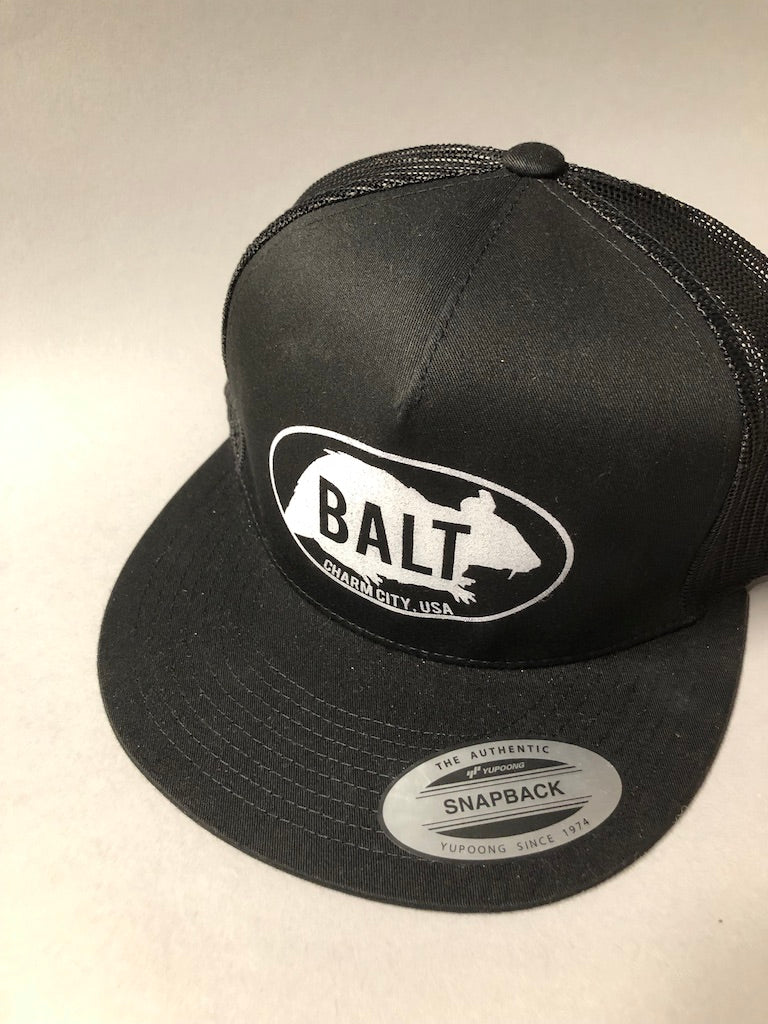 Balt Rat Embroidered trucker hat by Rat Czar