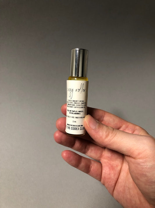 Cozy Immune Defense Essential Oil Roller Bottle for Travel Ready Self-Care
