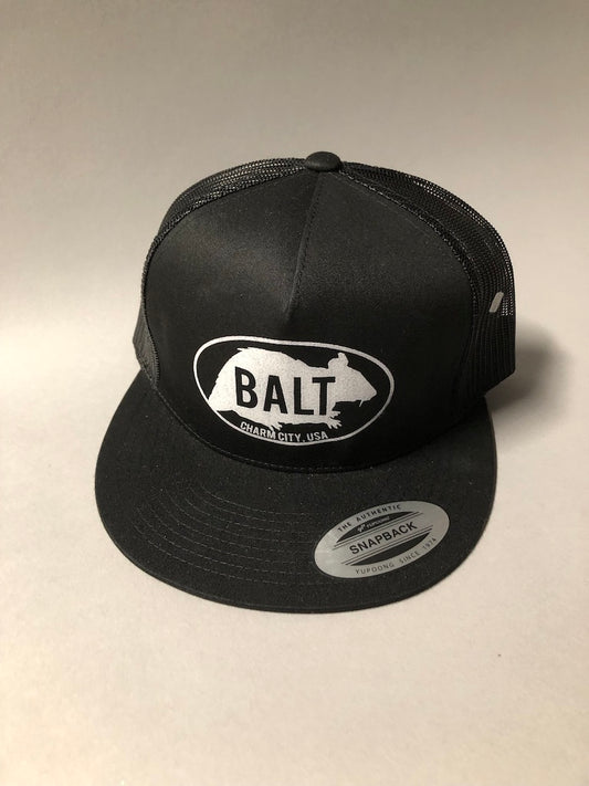 Balt Rat Embroidered trucker hat by Rat Czar