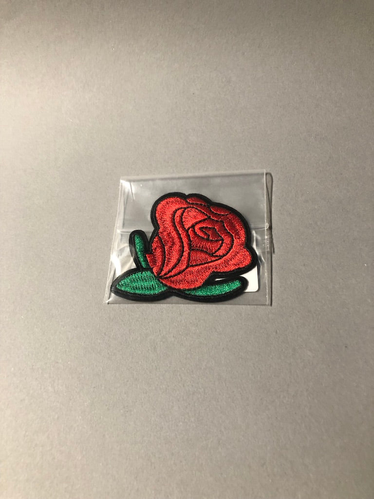 Iron-On Rose Patches