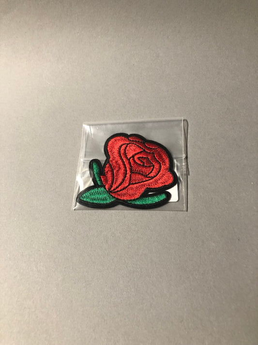 Iron-On Rose Patches