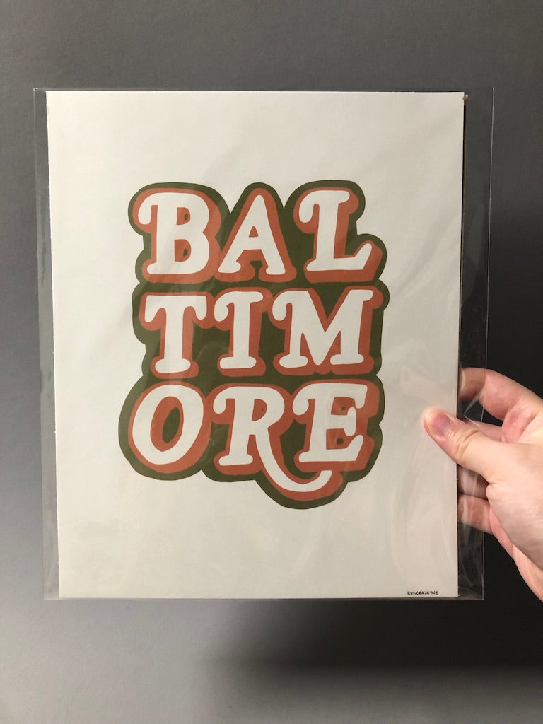 Baltimore Posters by Nora Jayne