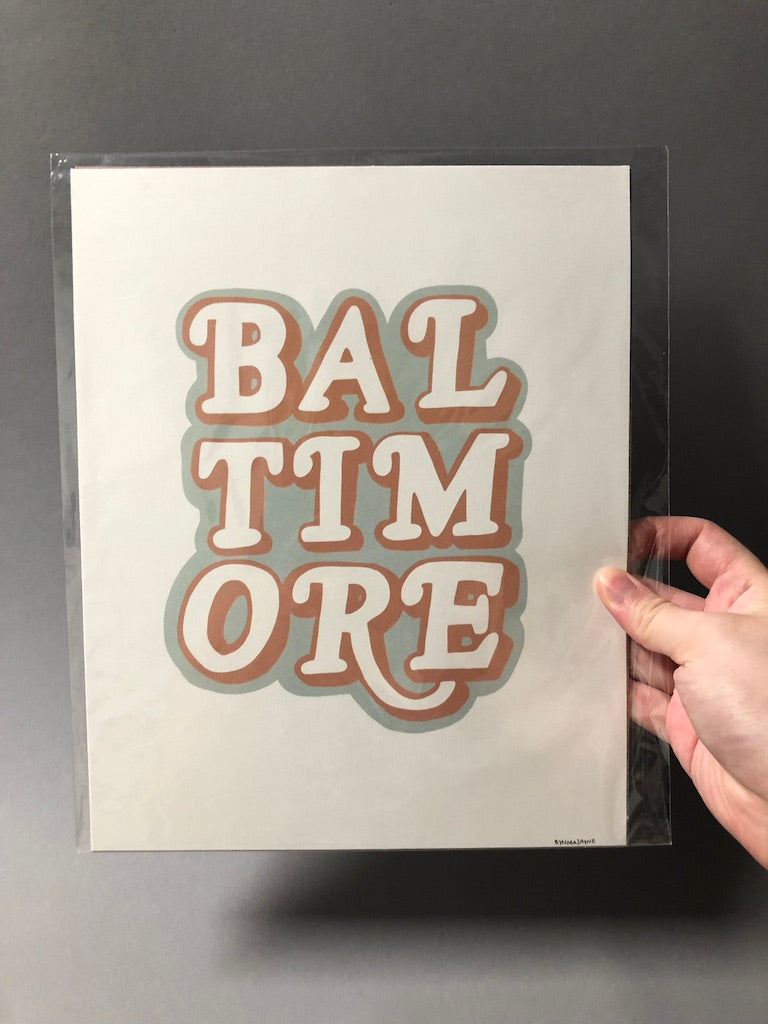 Baltimore Posters by Nora Jayne