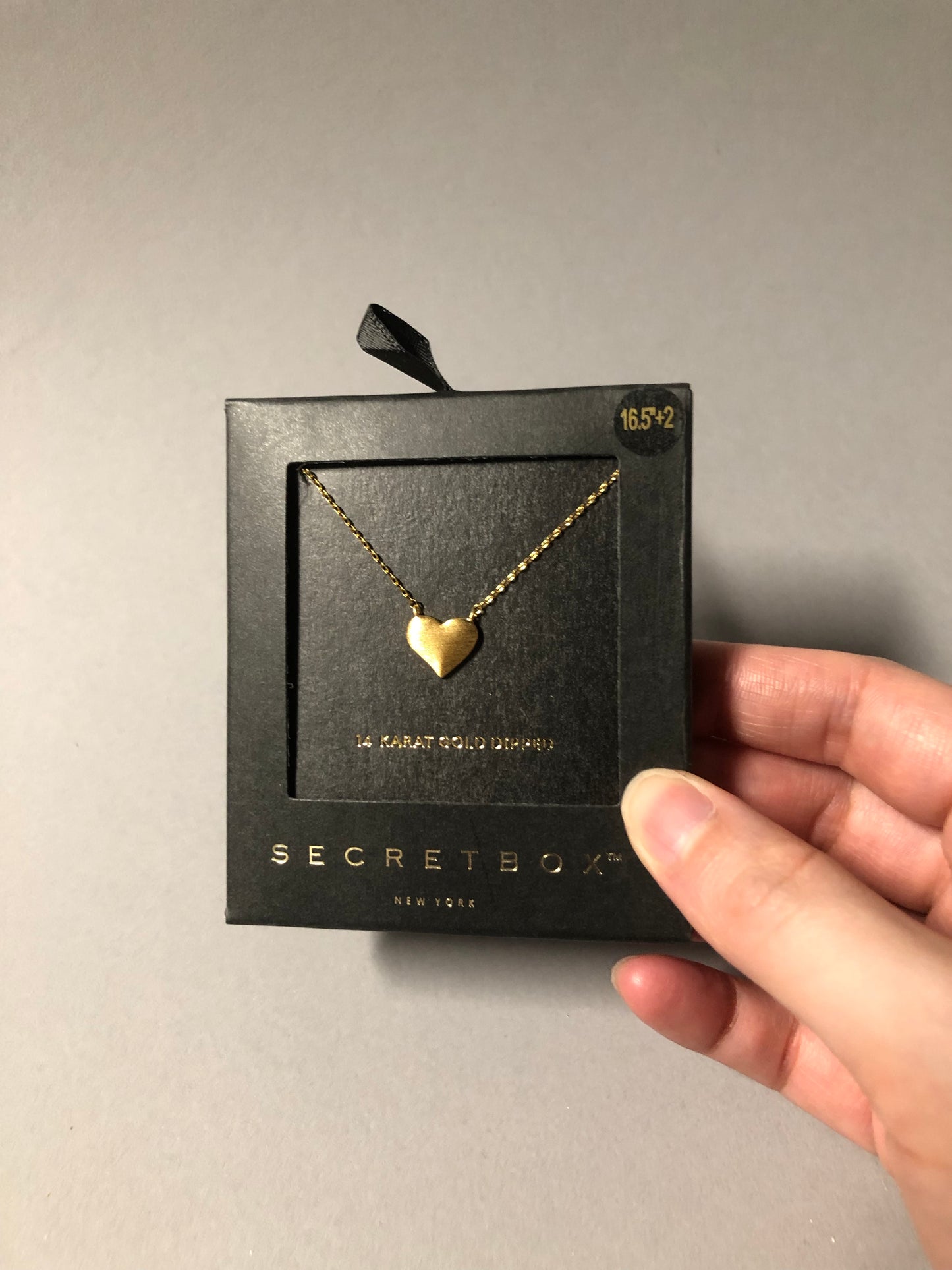 14K Gold Heart Charm Necklace