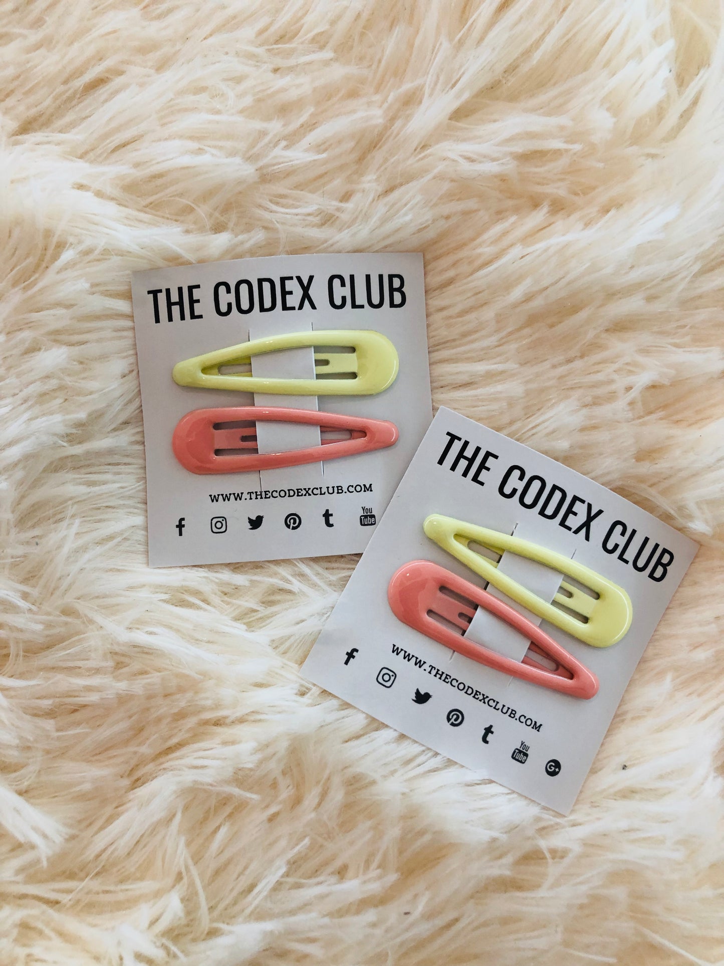 Pastel & Glitter Hair Clips
