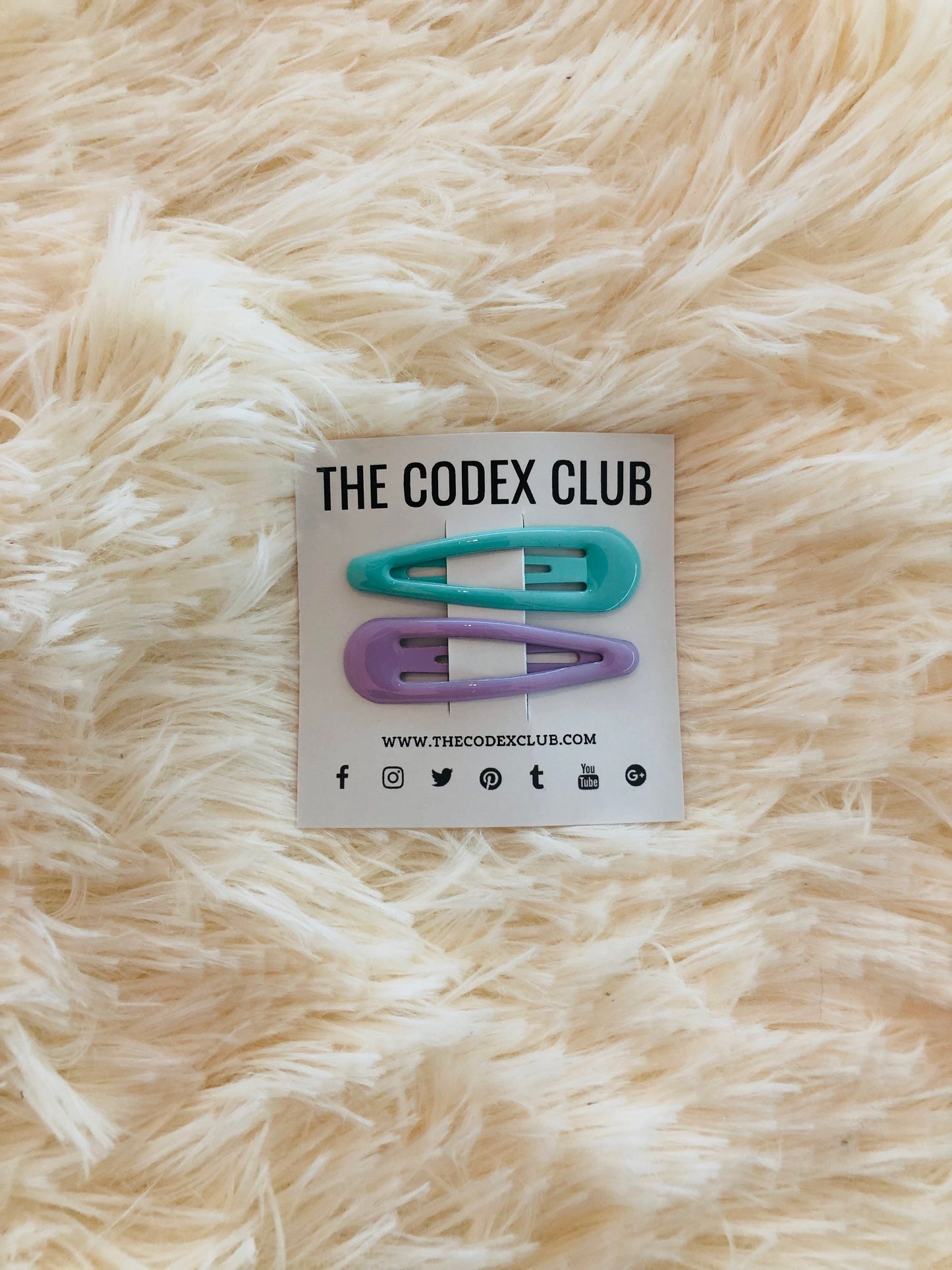 Pastel & Glitter Hair Clips