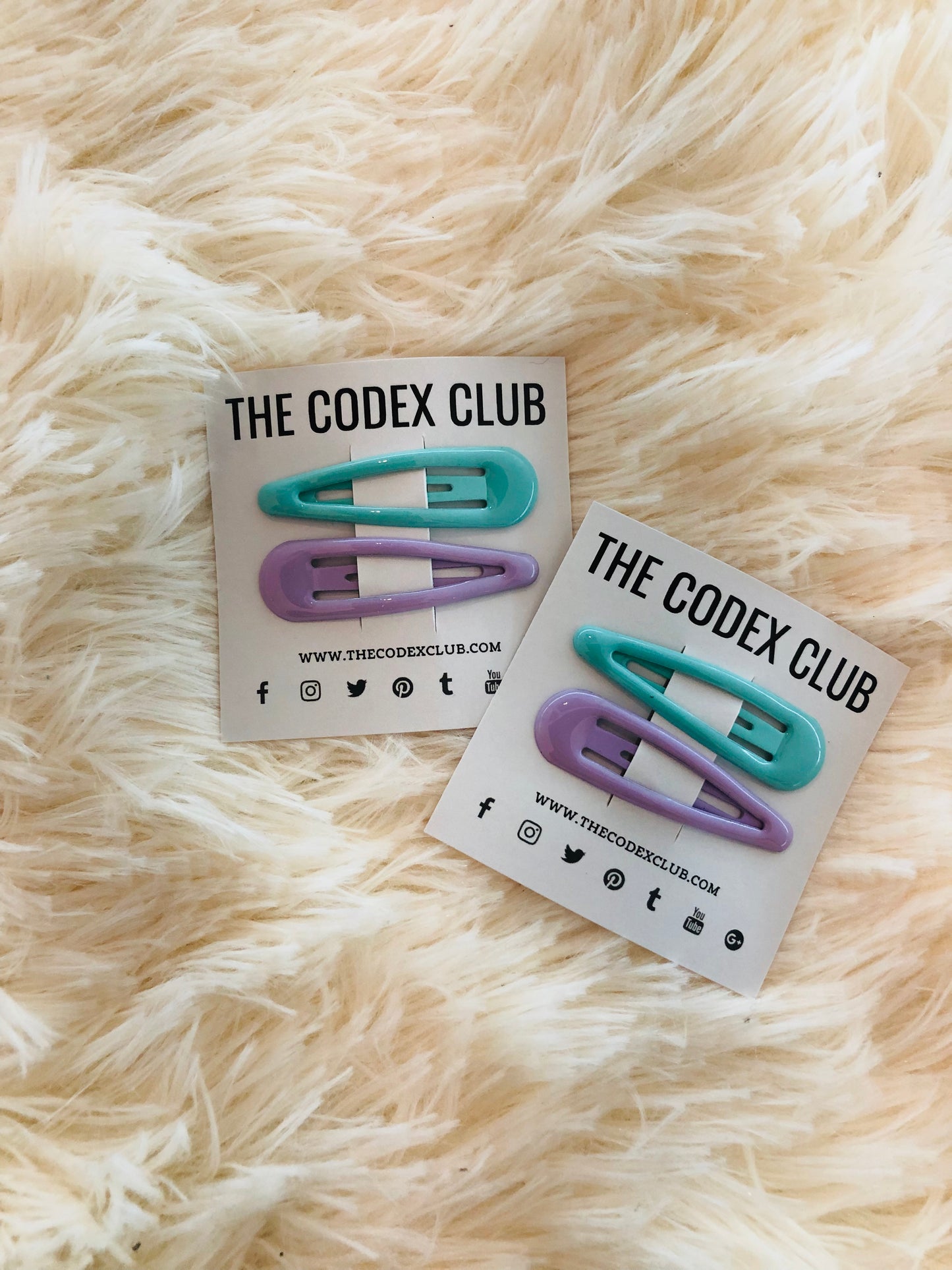 Pastel & Glitter Hair Clips