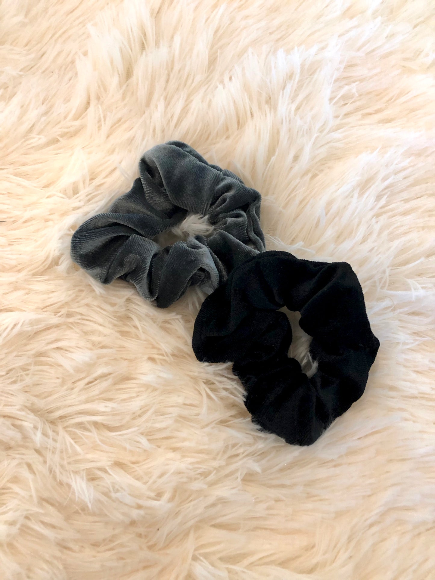 Lux Velvet Scrunchie Set